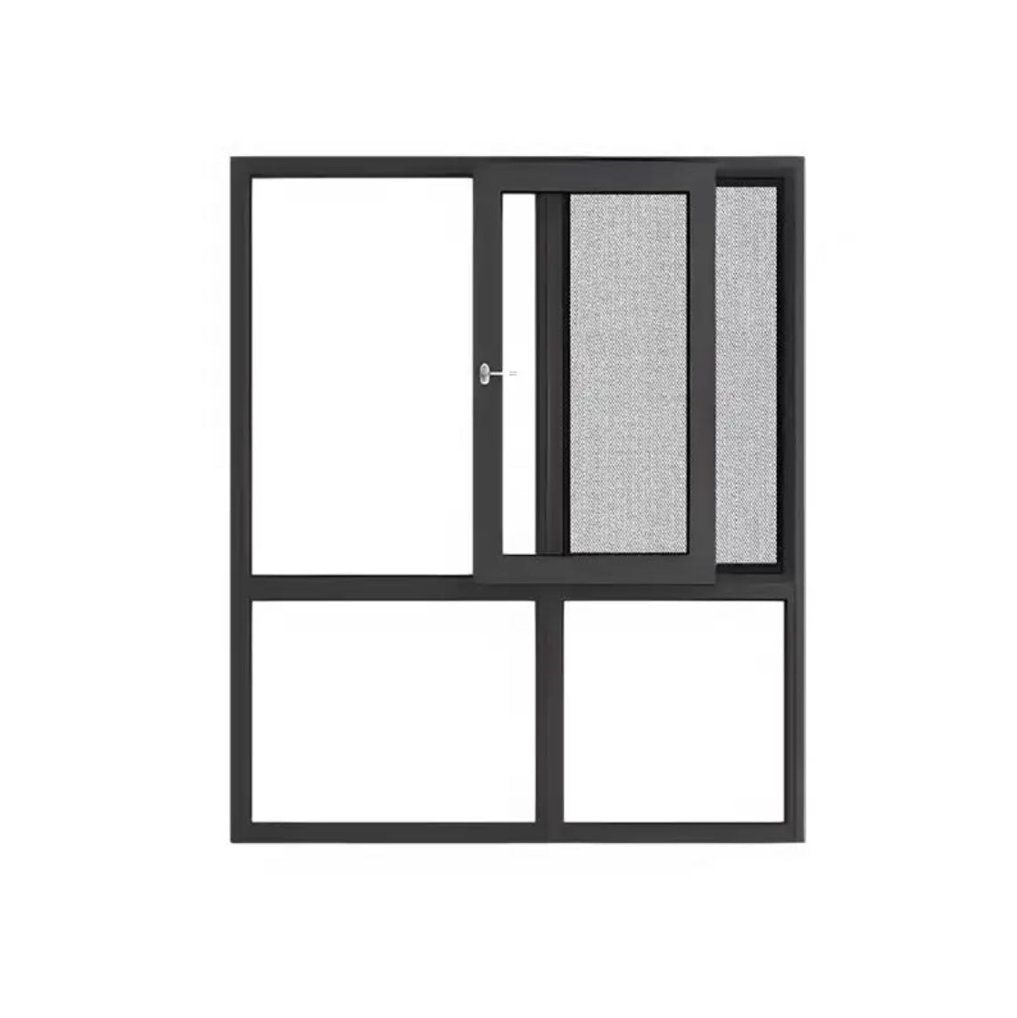 Modern simple villa sun room sound insulation aluminum double glazed sliding window drift window