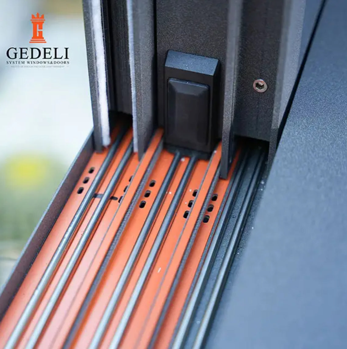 Qingfeng Series 113 Modern Waterproof and Windproof Aluminum Alloy Sliding Window