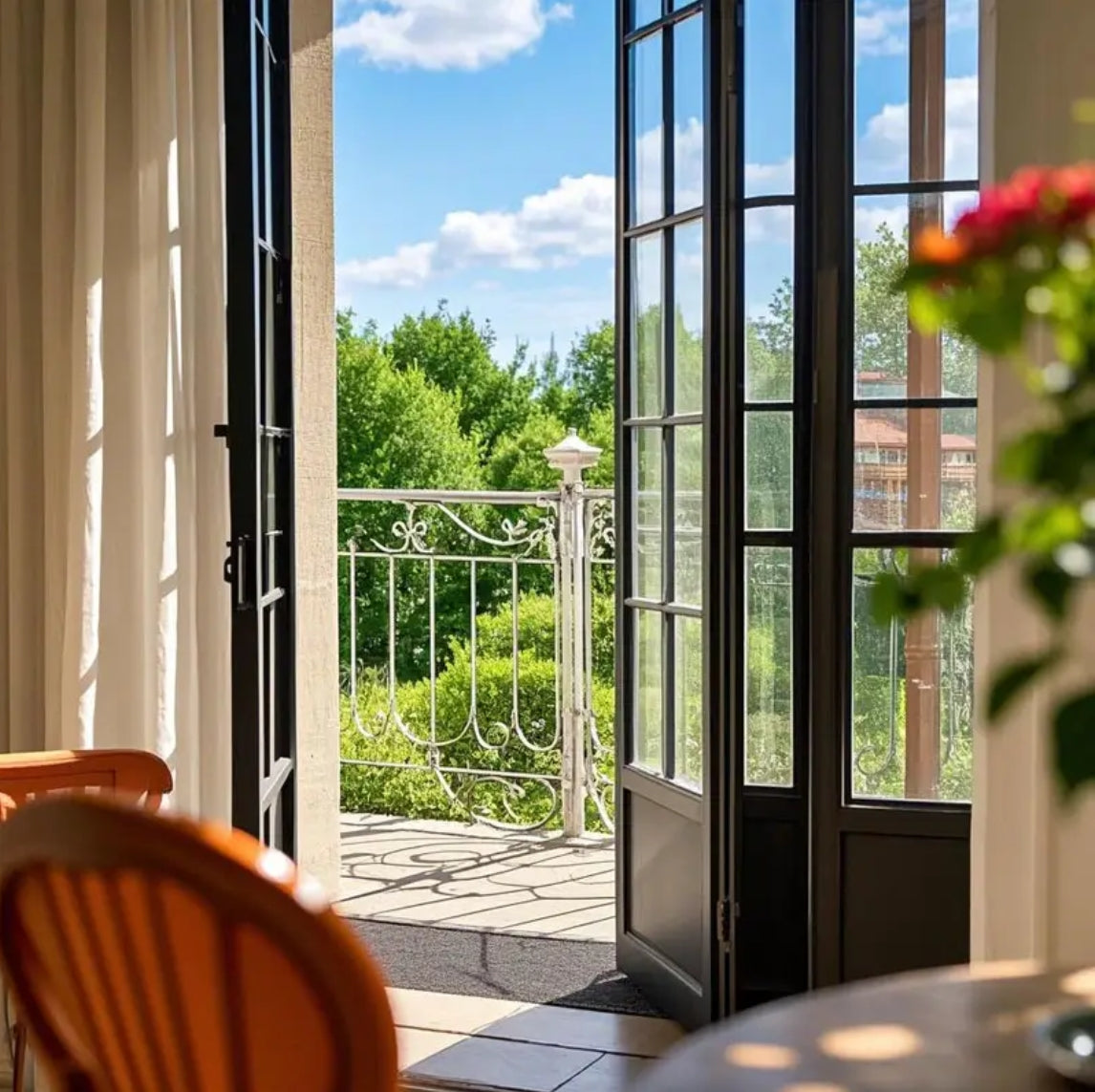 Fransh Tempered Glass Bifold Doors Aluminium Folding Patio Outdoor Sliding Folding Door Aluminum Vertical Bi Folding Doors Glass