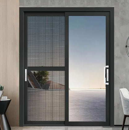 GEDELI Double Tempered Glass Aluminum Sliding Door Customized Sliding Patio Door Exterior Noiseless Sliding Door