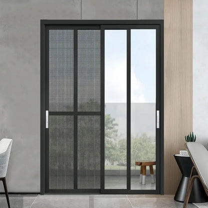 GEDELI Hurricane Impact Sliding Glass Door Double-Glazed High Performance Apartment Interior Patio Aluminum Sliding Doors