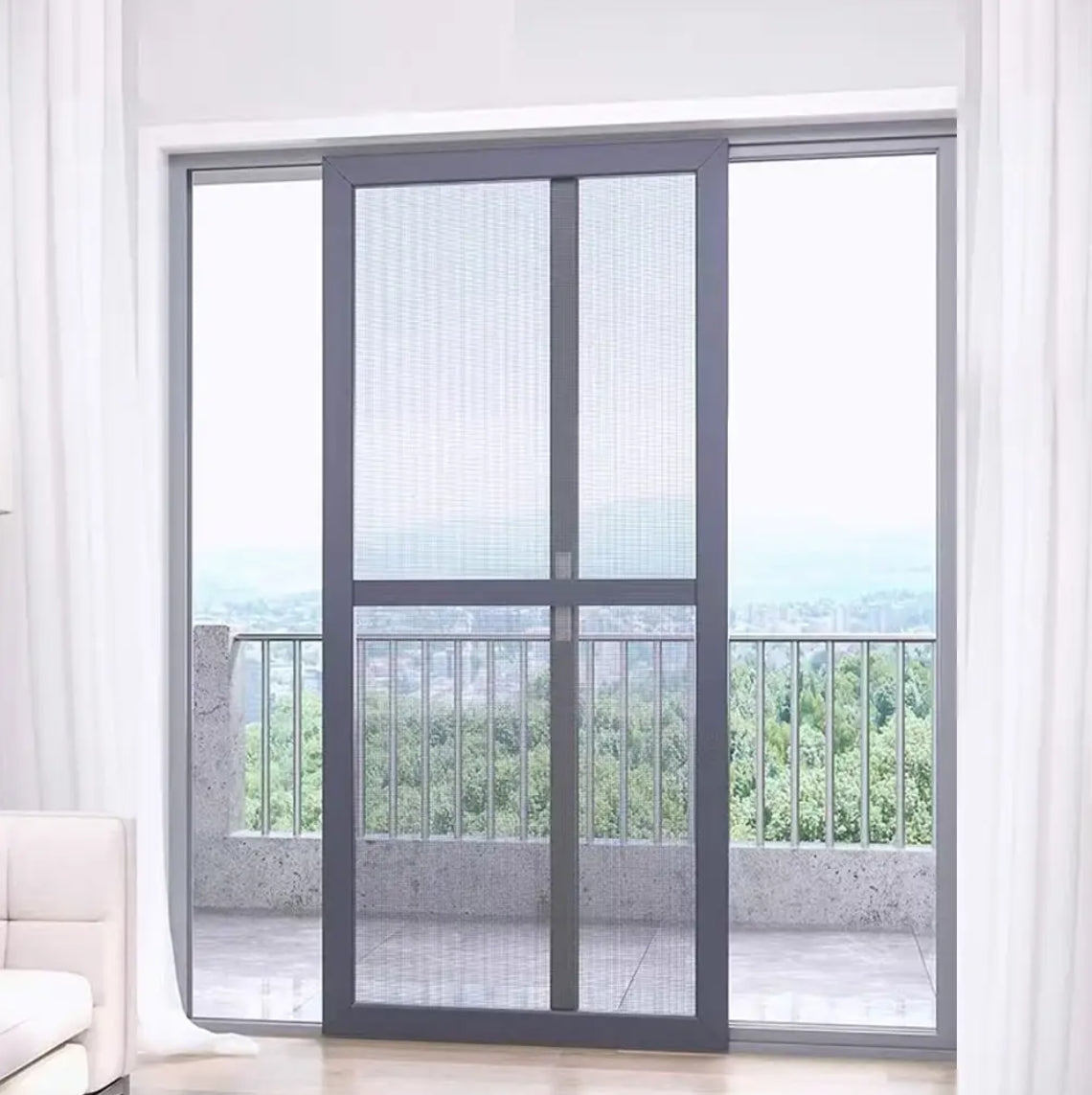 GEDELI Hurricane Impact Sliding Glass Door Double-Glazed High Performance Apartment Interior Patio Aluminum Sliding Doors