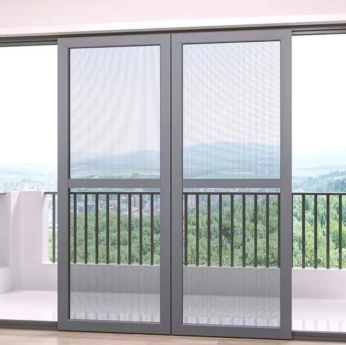 GEDELI Hurricane Impact Sliding Glass Door Double-Glazed High Performance Apartment Interior Patio Aluminum Sliding Doors