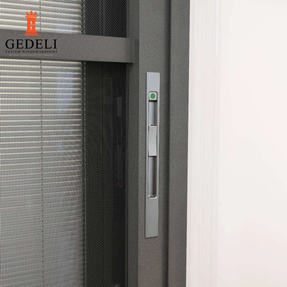 GEDELI Heavy Duty Thermal Break Sliding Aluminum Door Customized Double-glazed Sliding Doors