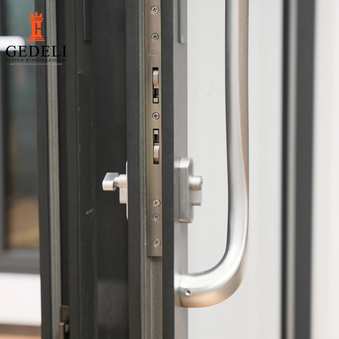 GEDELI Heavy Duty Thermal Break Sliding Aluminum Door Customized Double-glazed Sliding Doors