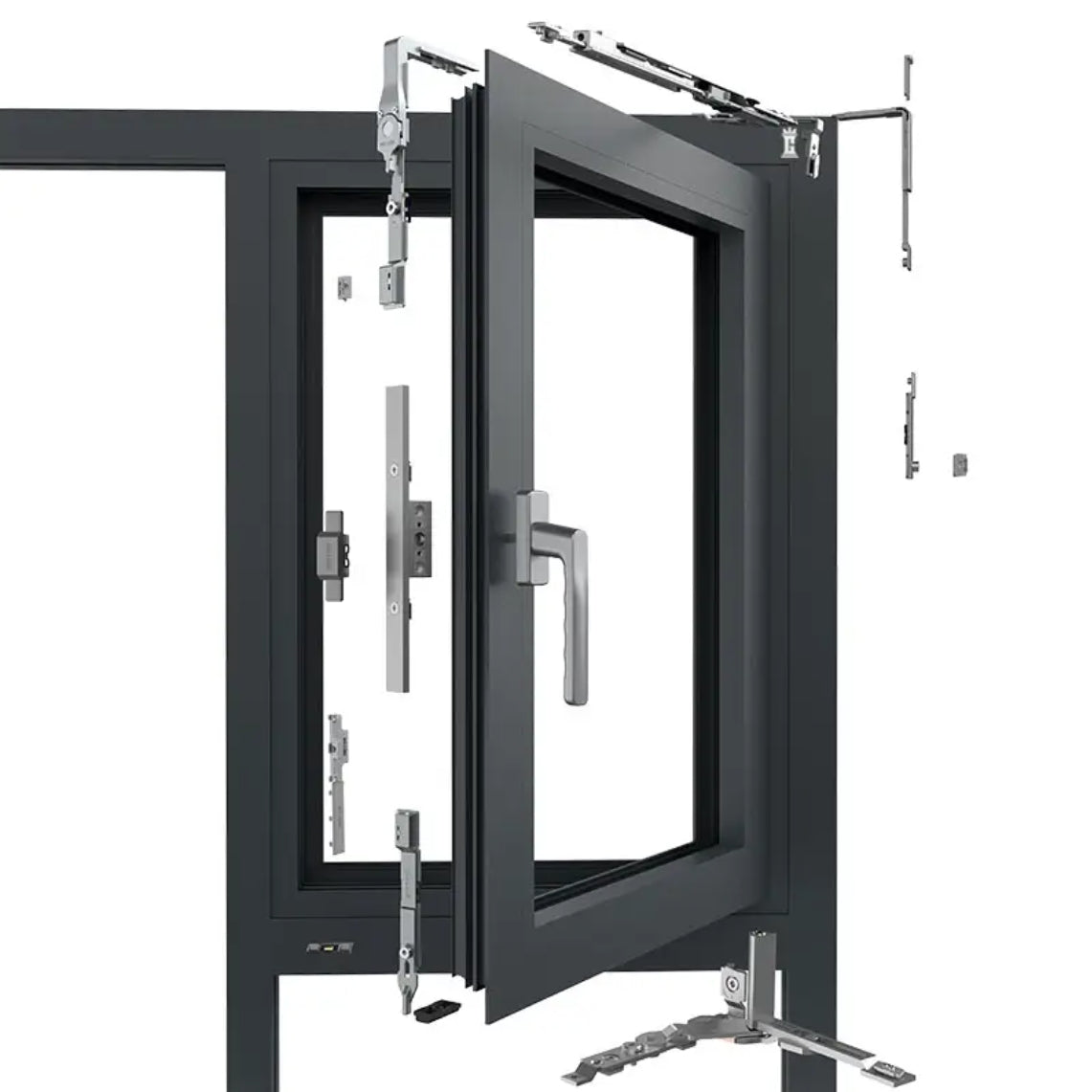 GEDELI Wholesale Aluminum Frame Double Glazed Casement Windows For Home Casement Window And Door