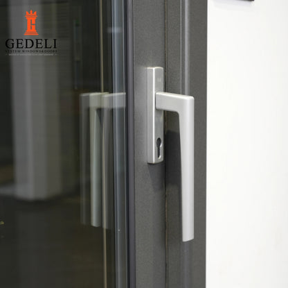 GEDELI Heavy Duty Modern Office Door Shutter Sliding Door External Glass Slide Large Sliding Patio Door Waterproof Soundproof