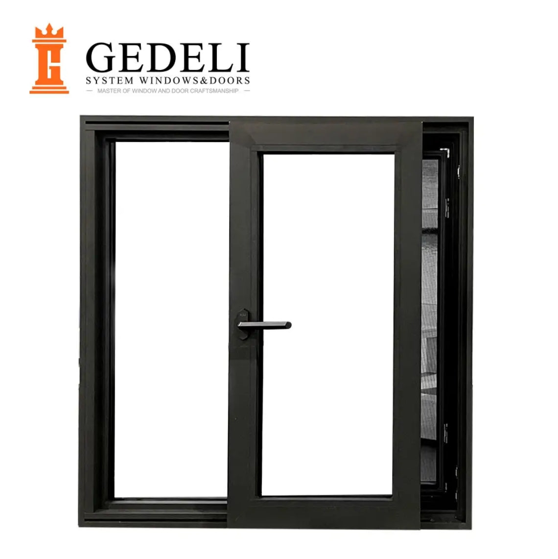 Wholesale Price Aluminium Double Tempered Glass Windows Design Aluminum Sliding Window For Homes Villa Hotel