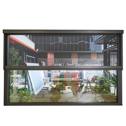 GEDELI House Hotel School Hurricane Protection Horizontal Sliding Window Electric Smart Lift up Window Aluminium Window