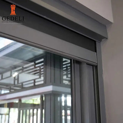 GEDELI House Hotel School Hurricane Protection Horizontal Sliding Window Electric Smart Lift up Window Aluminium Window