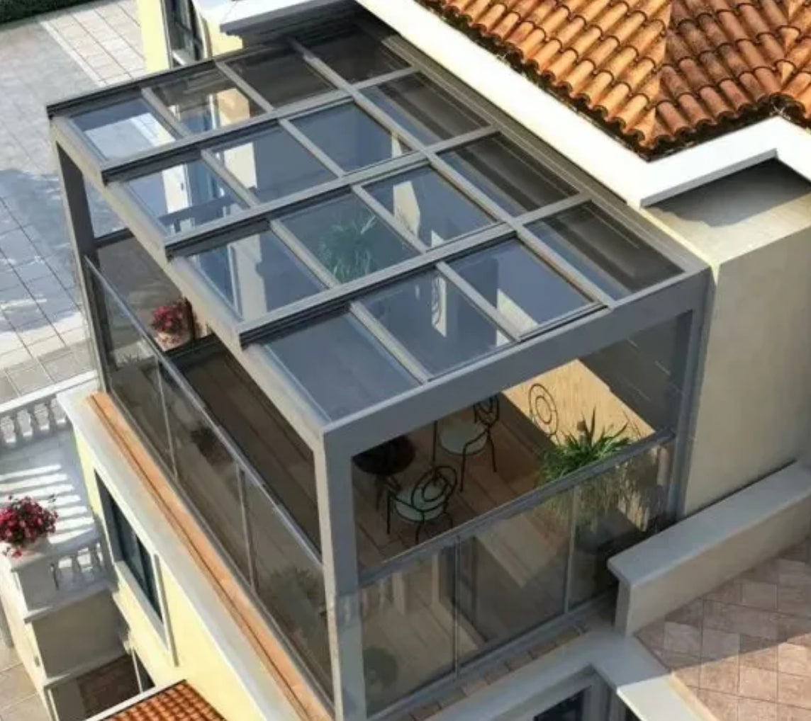 Aluminum Frame Sunroom Kit And Glass Houses Retractable Free Standing Sunroom Movable Freestanding Sunrooms Glass Houses