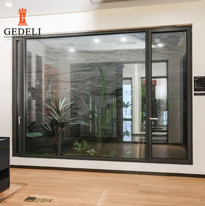 Top Seller Double Glazed Fully Tempered Safety Glass Door and Window Aluminium profile for casement window