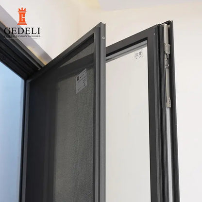 Top Seller Double Glazed Fully Tempered Safety Glass Door and Window Aluminium profile for casement window