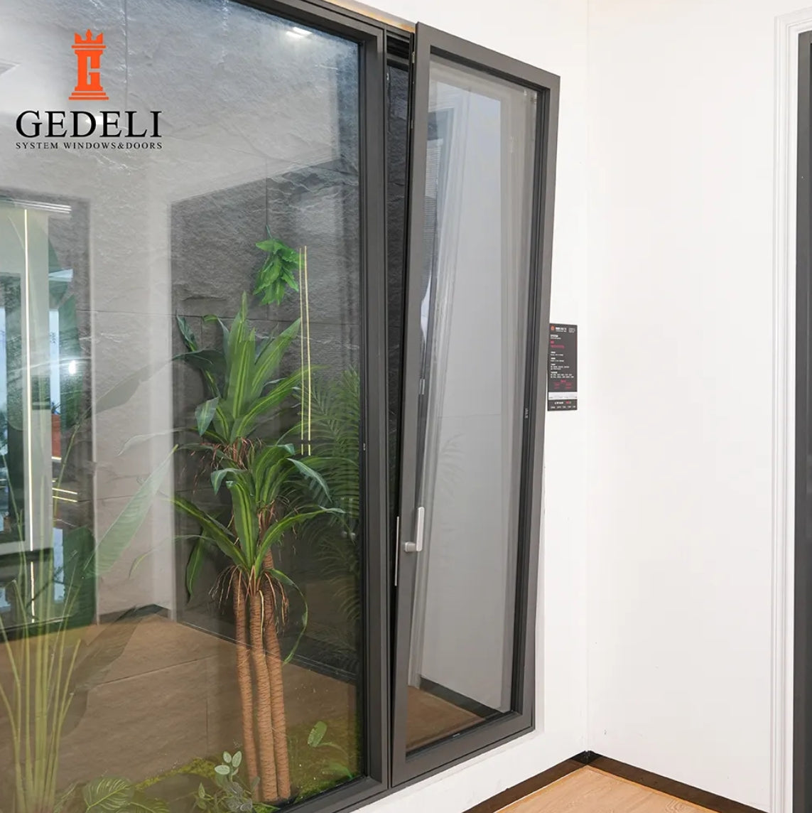 Top Seller Double Glazed Fully Tempered Safety Glass Door and Window Aluminium profile for casement window